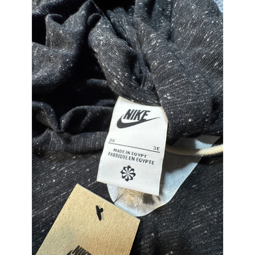 Nike Gym Vintage Hoodie Womens 3X Black Space Dye - Picture 5 of 9
